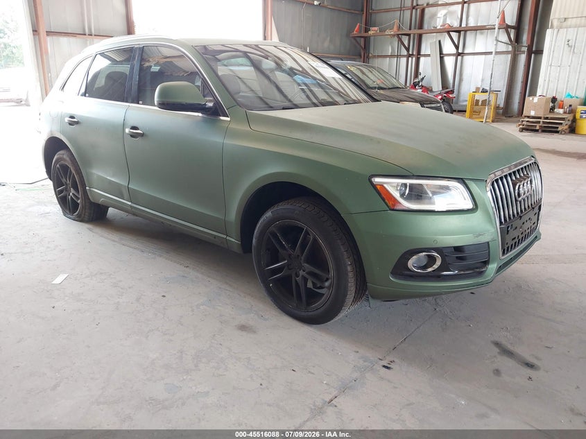 2016 Audi Q5 VIN WA1L2AFP6GA067525 IAAI salvage auction — FRONT END, Salvage Title, sold $1,750 on 2026-09-01 (photo 1)