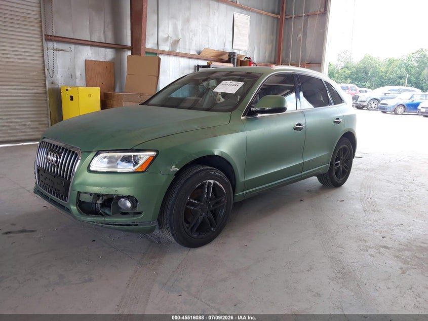 2016 Audi Q5 VIN WA1L2AFP6GA067525 IAAI salvage auction — FRONT END, Salvage Title, sold $1,750 on 2026-09-01 (photo 2)