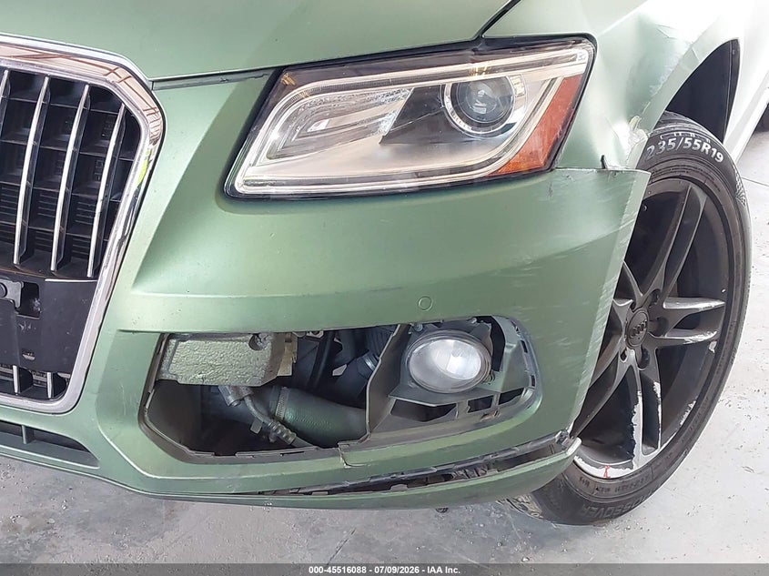 2016 Audi Q5 VIN WA1L2AFP6GA067525 IAAI salvage auction — FRONT END, Salvage Title, sold $1,750 on 2026-09-01 (photo 6)