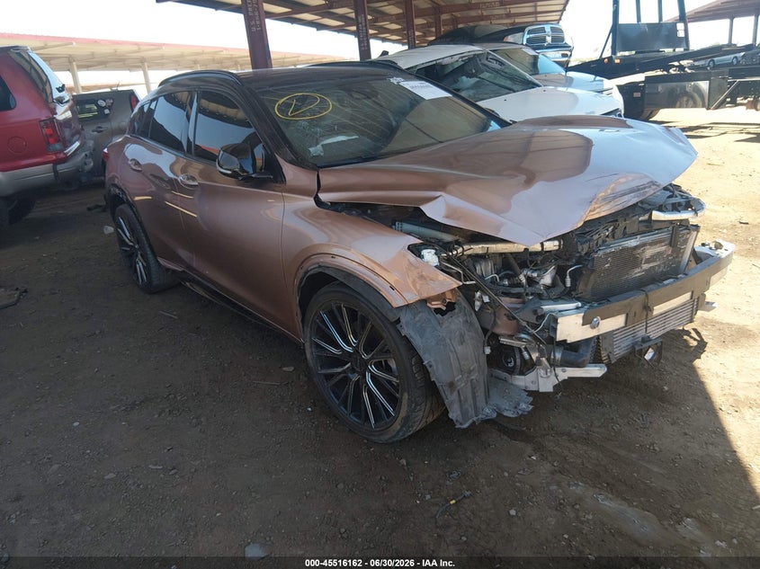 2017 Infiniti Qx30 VIN SJKCH5CPXHA017791 IAAI salvage auction — FRONT END, Salvage (Arizona), sold $575 on 2026-07-28 (photo 1)