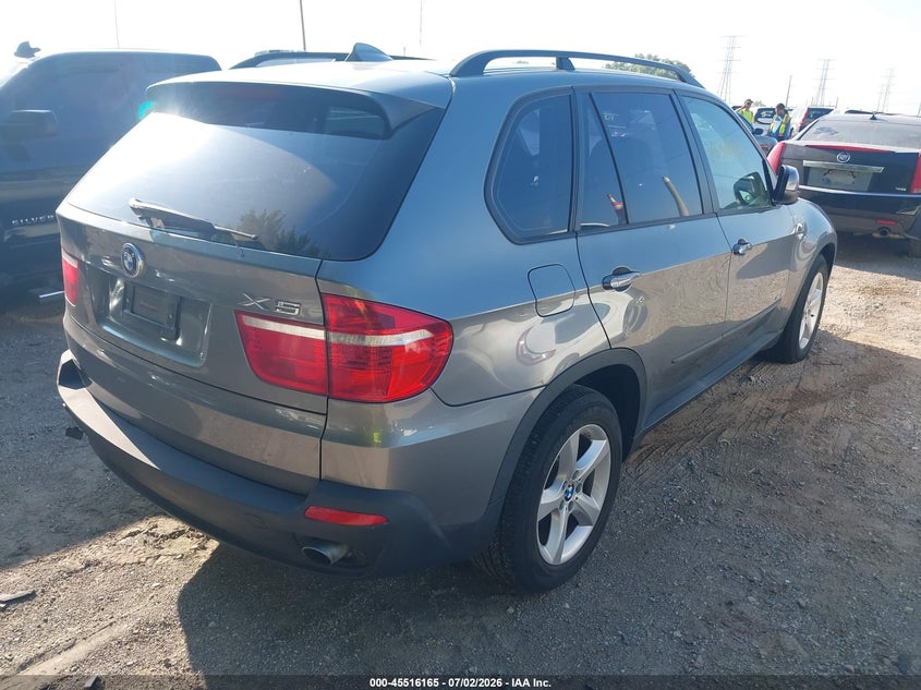 2009 BMW X5 VIN 5UXFE435X9L273287 IAAI salvage auction — NORMAL WEAR, Clear (Indiana), sold $1,525 on 2026-07-08 (photo 4)