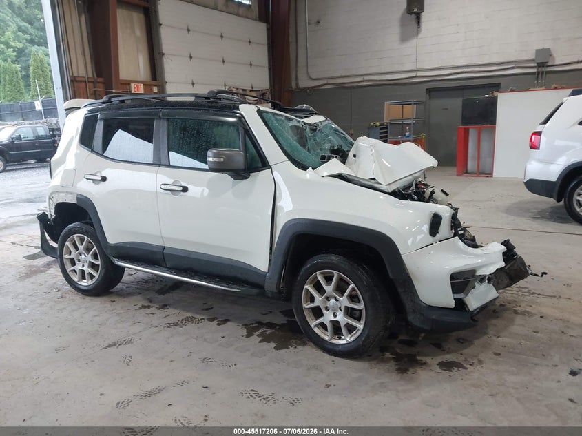 2021 Jeep Renegade VIN ZACNJDD15MPM96908 IAAI salvage auction — ROLLOVER, Salvage Title, sold $425 on 2026-08-05 (photo 1)
