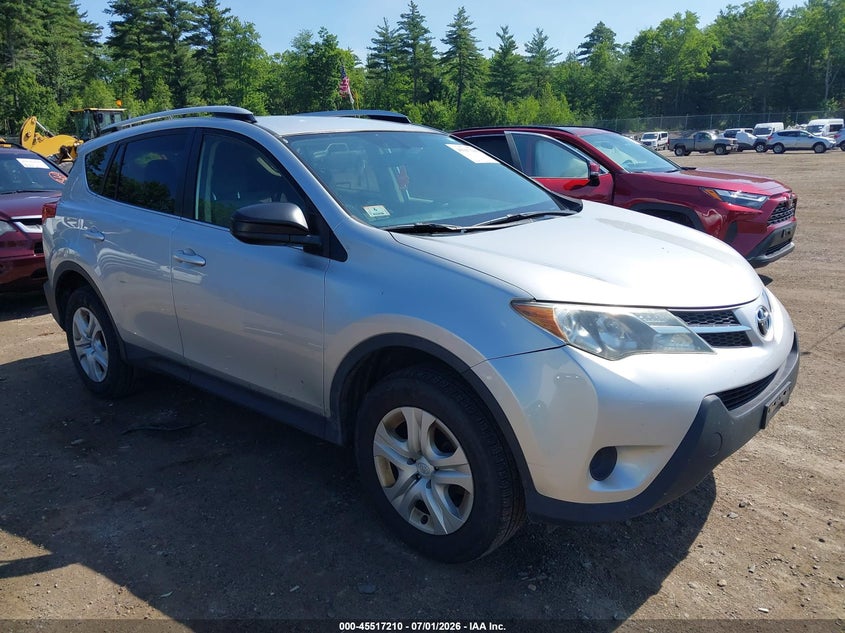 2013 Toyota Rav 4 VIN JTMBFREV7D5009982 IAAI salvage auction — REAR END, Salvage Title, sold $3,850 on 2026-07-09 (photo 1)