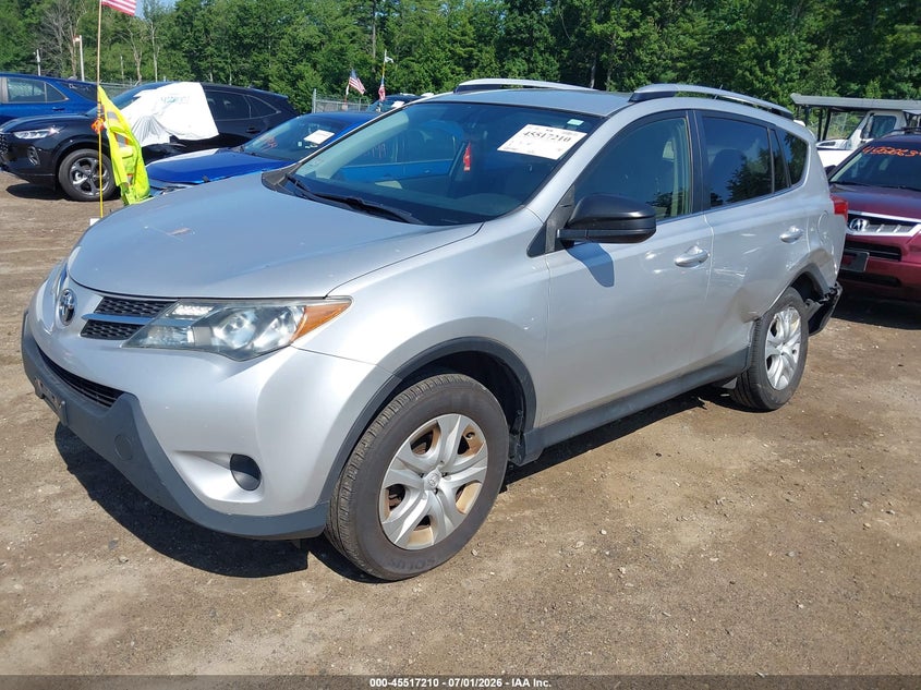 2013 Toyota Rav 4 VIN JTMBFREV7D5009982 IAAI salvage auction — REAR END, Salvage Title, sold $3,850 on 2026-07-09 (photo 2)
