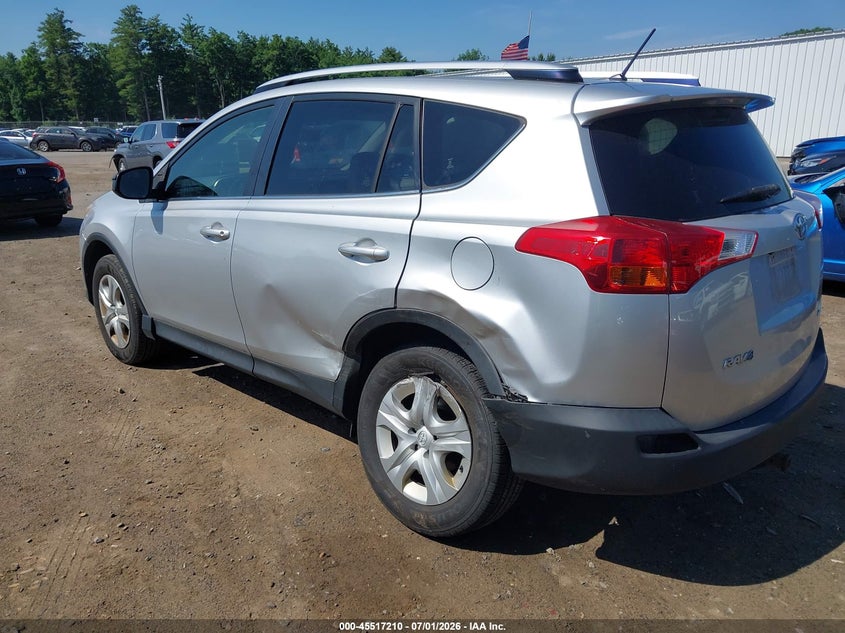2013 Toyota Rav 4 VIN JTMBFREV7D5009982 IAAI salvage auction — REAR END, Salvage Title, sold $3,850 on 2026-07-09 (photo 3)