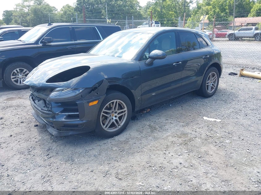 2020 Porsche Macan VIN WP1AA2A58LLB00467 IAAI salvage auction — FRONT END, Clear (South Carolina), sold $8,000 on 2026-08-25 (photo 2)