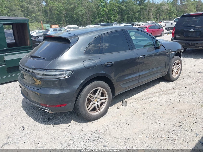 2020 Porsche Macan VIN WP1AA2A58LLB00467 IAAI salvage auction — FRONT END, Clear (South Carolina), sold $8,000 on 2026-08-25 (photo 4)