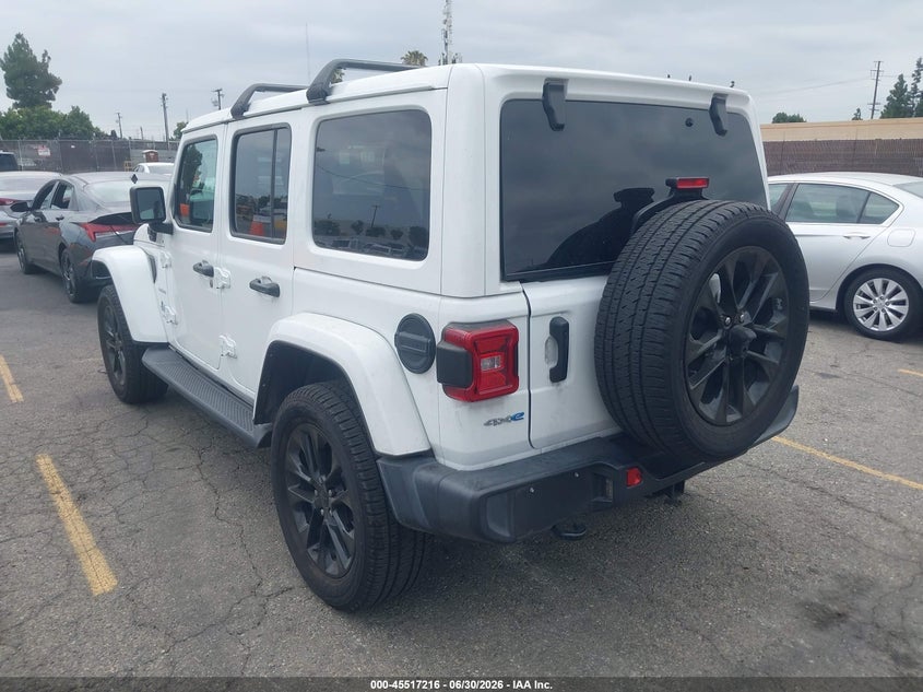 2021 Jeep Grand wagoneer VIN 1C4JJXP6XMW824899 IAAI salvage auction — RIGHT FRONT, Salvage (California), sold $13,200 on 2026-07-24 (photo 3)