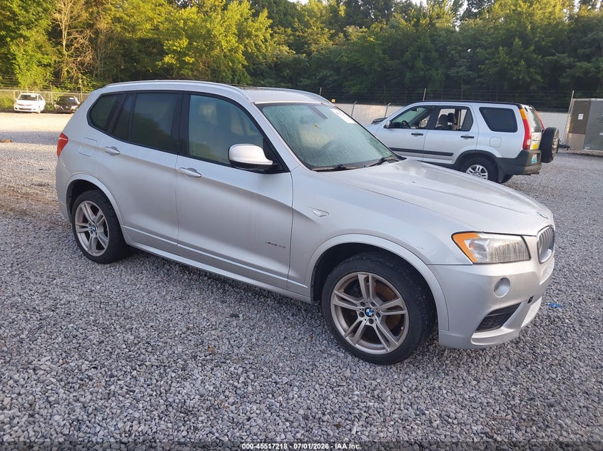 2013 BMW X3 VIN 5UXWX9C54D0A29364 IAAI salvage auction — NORMAL WEAR, Original (Kentucky), sold $700 on 2026-07-21 (photo 1)