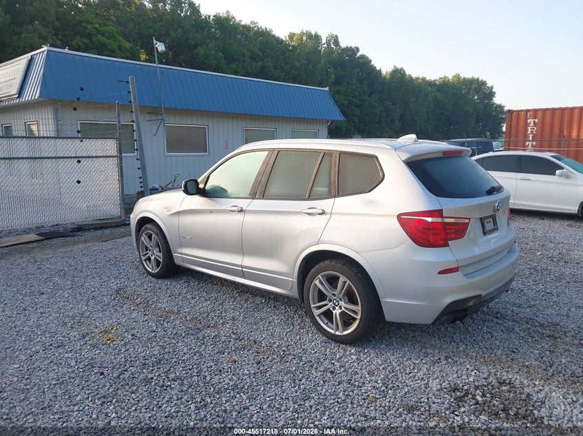 2013 BMW X3 VIN 5UXWX9C54D0A29364 IAAI salvage auction — NORMAL WEAR, Original (Kentucky), sold $700 on 2026-07-21 (photo 3)
