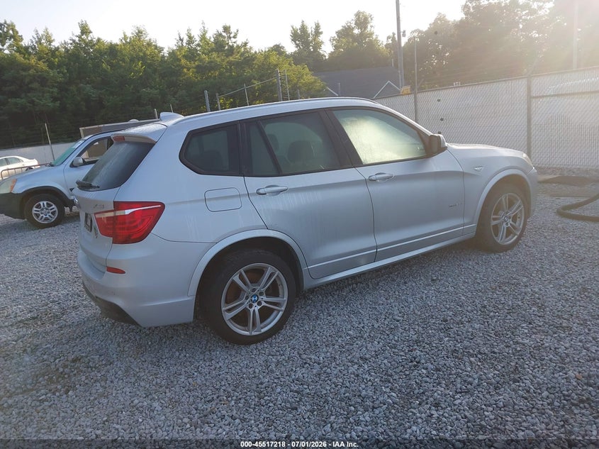 2013 BMW X3 VIN 5UXWX9C54D0A29364 IAAI salvage auction — NORMAL WEAR, Original (Kentucky), sold $700 on 2026-07-21 (photo 4)