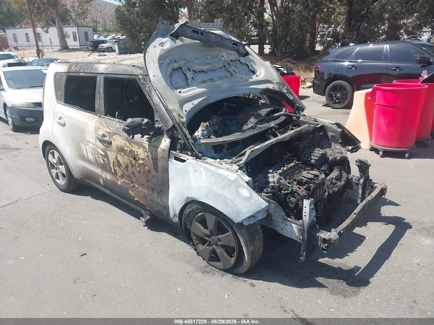 2018 Kia Soul VIN KNDJN2A26J7891941 IAAI salvage auction — NORMAL WEAR, Non-Repairable (California), sold $150 on 2026-07-25 (photo 1)
