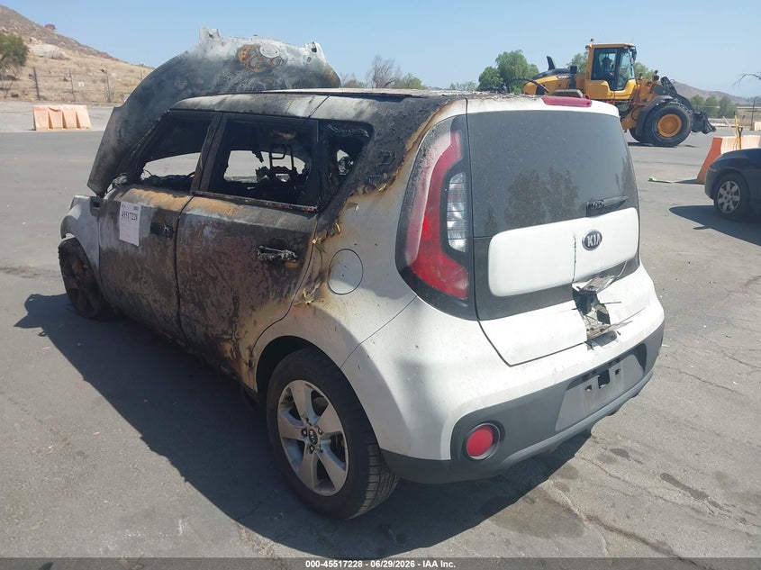 2018 Kia Soul VIN KNDJN2A26J7891941 IAAI salvage auction — NORMAL WEAR, Non-Repairable (California), sold $150 on 2026-07-25 (photo 3)