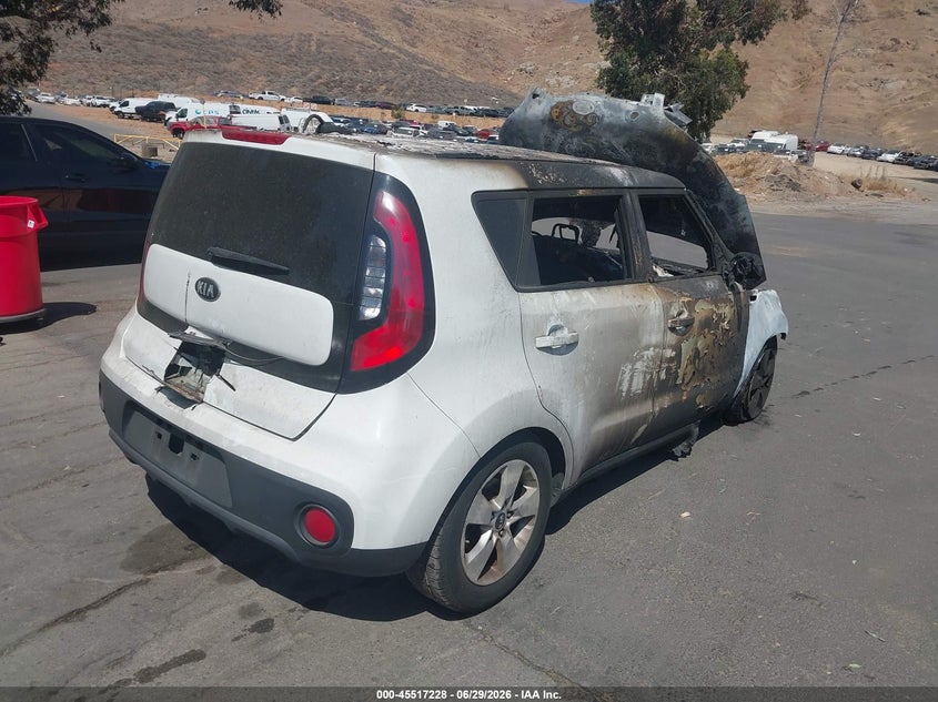 2018 Kia Soul VIN KNDJN2A26J7891941 IAAI salvage auction — NORMAL WEAR, Non-Repairable (California), sold $150 on 2026-07-25 (photo 4)
