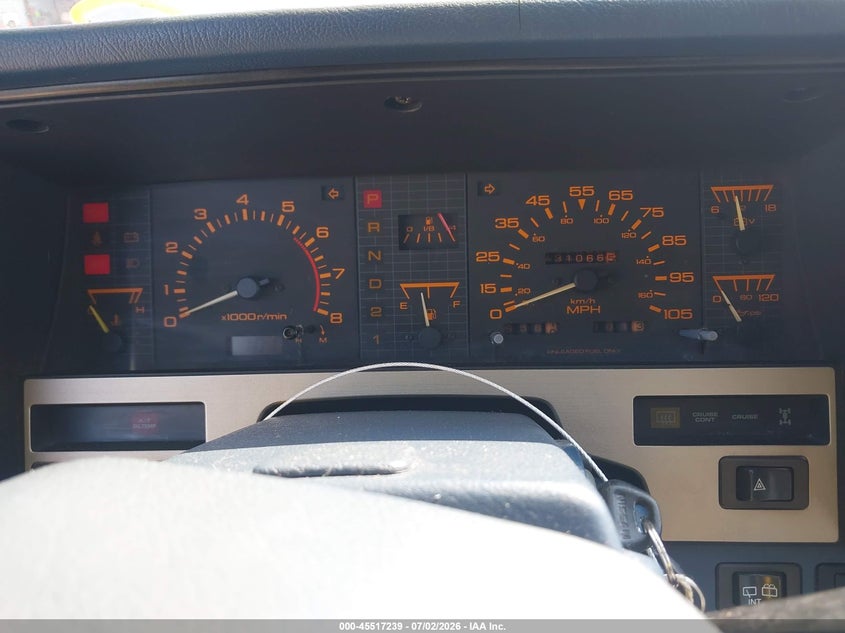 1987 Nissan Pathfinder VIN JN8HD16Y2HW015221 IAAI salvage auction — NORMAL WEAR, Clear (Tennessee), sold $675 on 2026-07-28 (photo 7)