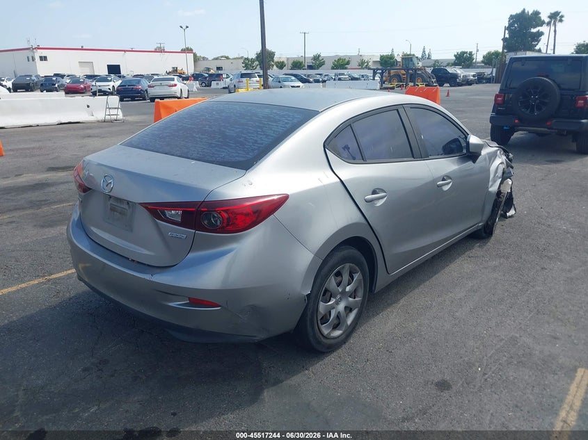 2016 Mazda 3 VIN JM1BM1T72G1346406 IAAI salvage auction — RIGHT FRONT, Salvage Title, sold $525 on 2026-07-27 (photo 4)