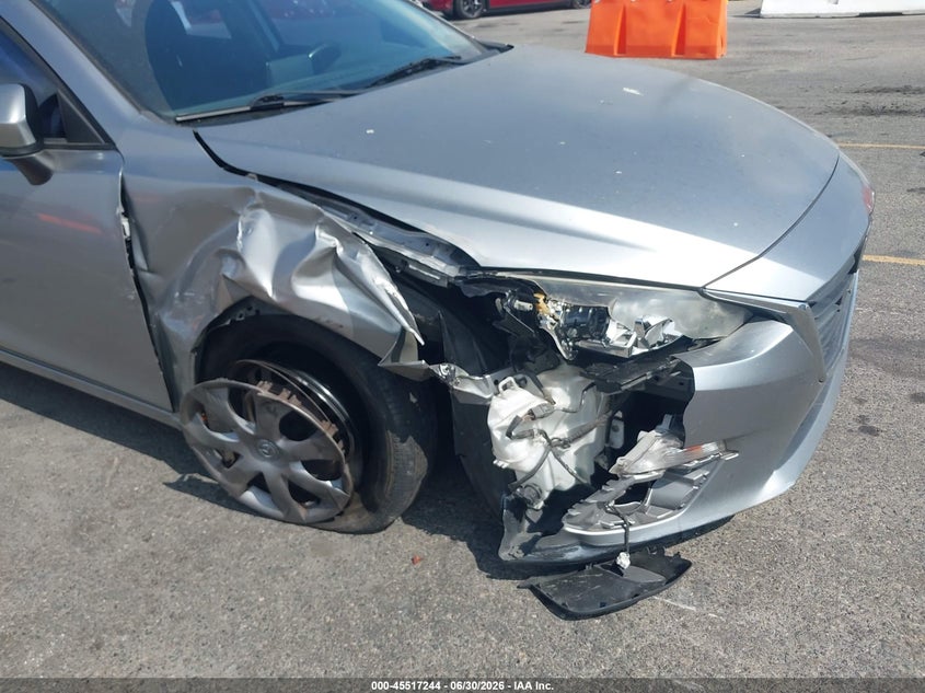 2016 Mazda 3 VIN JM1BM1T72G1346406 IAAI salvage auction — RIGHT FRONT, Salvage Title, sold $525 on 2026-07-27 (photo 6)