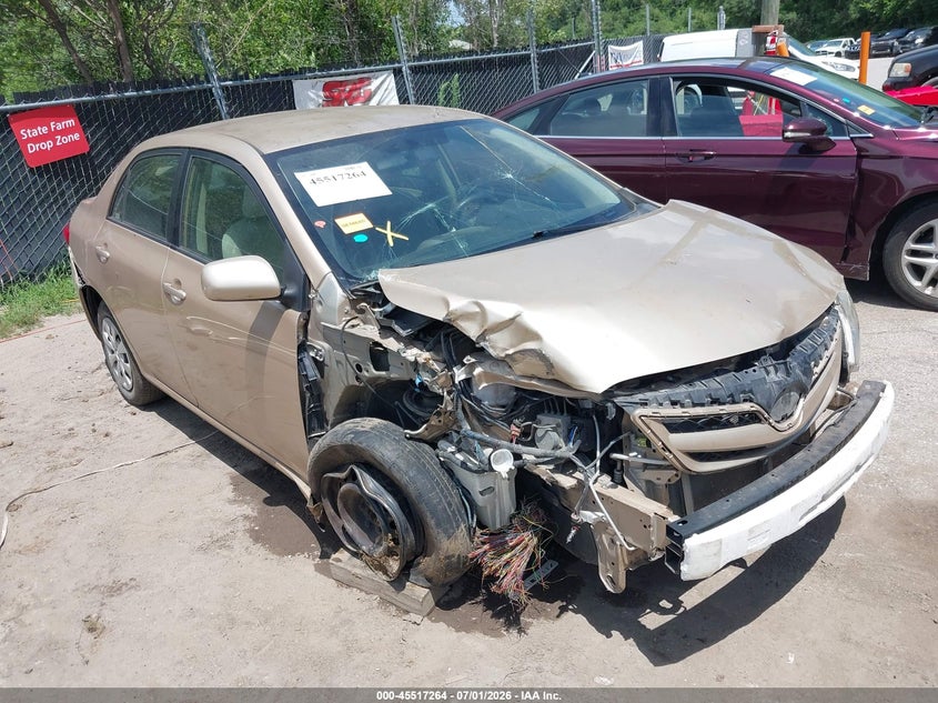 2011 Toyota Corolla VIN JTDBU4EE9B9126591 IAAI salvage auction — FRONT END, Salvage (Missouri), sold $1,100 on 2026-08-02 (photo 1)