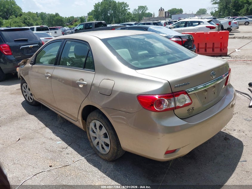 2011 Toyota Corolla VIN JTDBU4EE9B9126591 IAAI salvage auction — FRONT END, Salvage (Missouri), sold $1,100 on 2026-08-02 (photo 3)