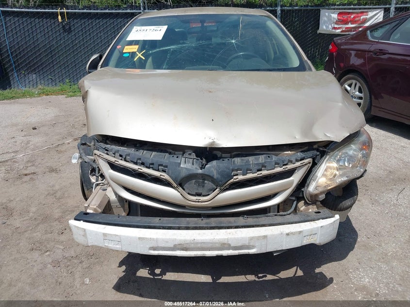 2011 Toyota Corolla VIN JTDBU4EE9B9126591 IAAI salvage auction — FRONT END, Salvage (Missouri), sold $1,100 on 2026-08-02 (photo 6)