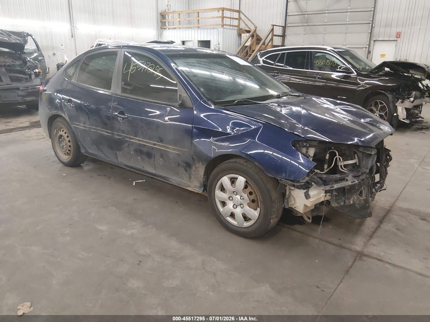 2008 Hyundai Elantra VIN KMHDU46D58U322835 IAAI salvage auction — FRONT END, Parts Only Bos (Minnesota), sold $25 on 2026-07-21 (photo 1)