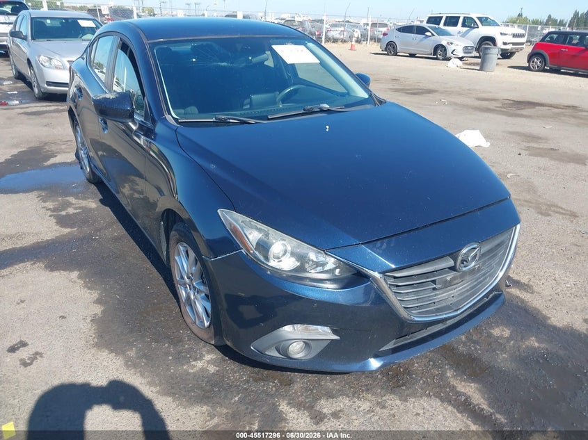 2015 Mazda 3 VIN JM1BM1V79F1248792 IAAI salvage auction — LEFT FRONT, Salvage (California), sold $25 on 2026-07-29 (photo 1)