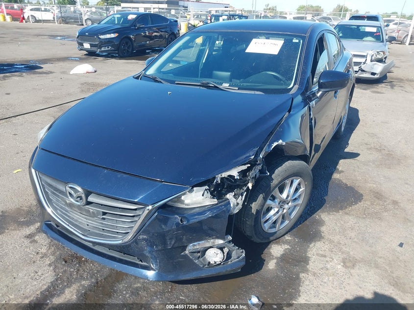 2015 Mazda 3 VIN JM1BM1V79F1248792 IAAI salvage auction — LEFT FRONT, Salvage (California), sold $25 on 2026-07-29 (photo 2)