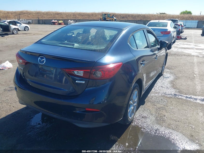 2015 Mazda 3 VIN JM1BM1V79F1248792 IAAI salvage auction — LEFT FRONT, Salvage (California), sold $25 on 2026-07-29 (photo 4)