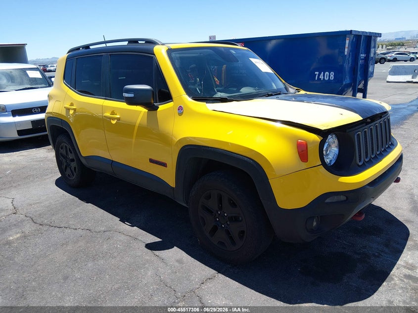 2018 Jeep Renegade VIN ZACCJBCB2JPH60977 IAAI salvage auction — NORMAL WEAR, Clear (Nevada), sold $2,100 on 2026-07-31 (photo 1)