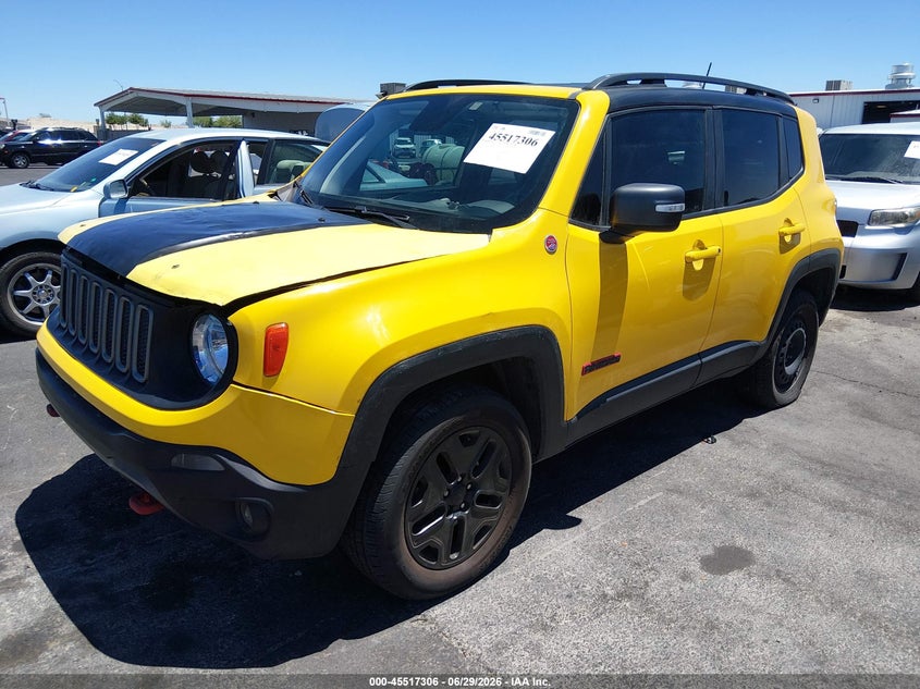 2018 Jeep Renegade VIN ZACCJBCB2JPH60977 IAAI salvage auction — NORMAL WEAR, Clear (Nevada), sold $2,100 on 2026-07-31 (photo 2)