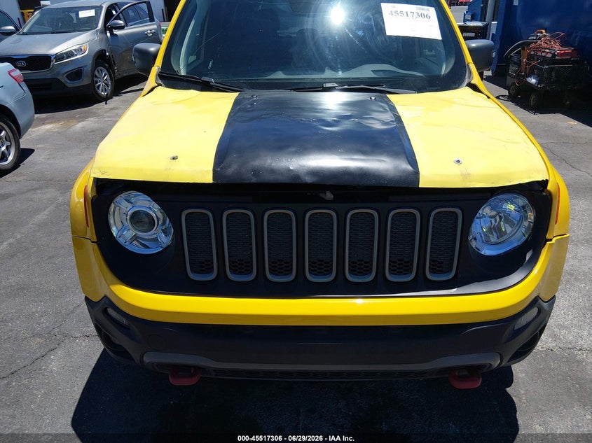 2018 Jeep Renegade VIN ZACCJBCB2JPH60977 IAAI salvage auction — NORMAL WEAR, Clear (Nevada), sold $2,100 on 2026-07-31 (photo 6)