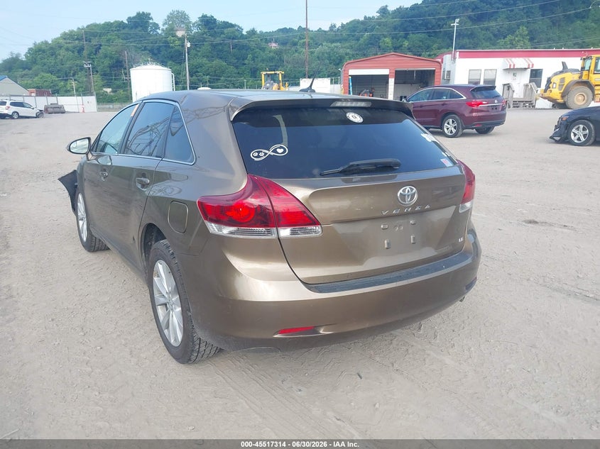 2013 Toyota Venza VIN 4T3ZA3BB7DU069533 IAAI salvage auction — BIO HAZARD, Salvage (Pennsylvania), sold $1,900 on 2026-07-23 (photo 3)