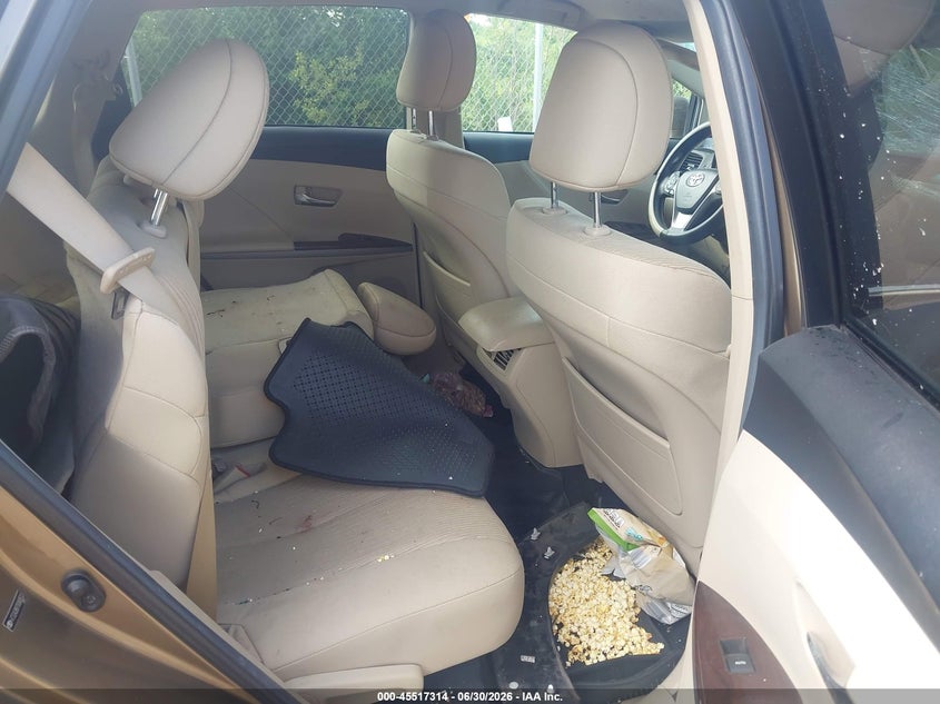 2013 Toyota Venza VIN 4T3ZA3BB7DU069533 IAAI salvage auction — BIO HAZARD, Salvage (Pennsylvania), sold $1,900 on 2026-07-23 (photo 8)