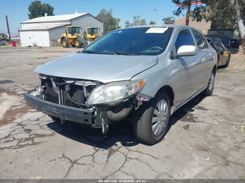 2009 Toyota Corolla VIN JTDBL40E79J046693 IAAI salvage auction — FRONT END, Salvage (California), sold $25 on 2026-07-21 (photo 2)