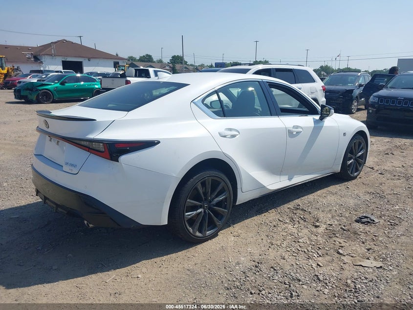 2022 Lexus Is VIN JTHGZ1E23N5023642 IAAI salvage auction — UNDERCARRIAGE, Salvage Title, sold $17,250 on 2026-09-02 (photo 4)