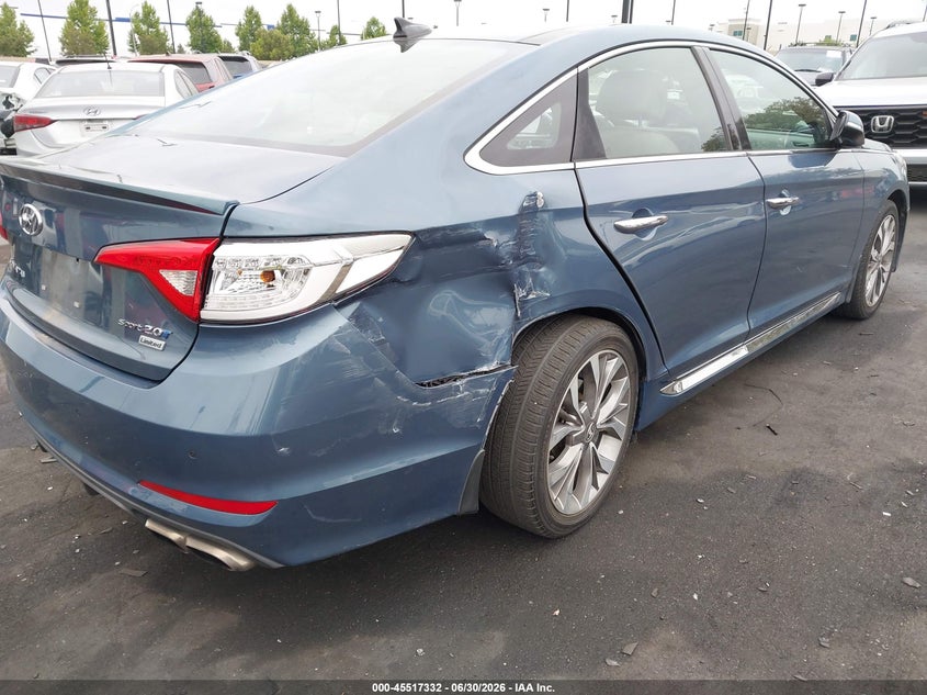 2015 Hyundai Sonata VIN 5NPE34AB8FH118555 IAAI salvage auction — LEFT & RIGHT, Salvage Certificate (California), sold $1,775 on 2026-07-31 (photo 6)