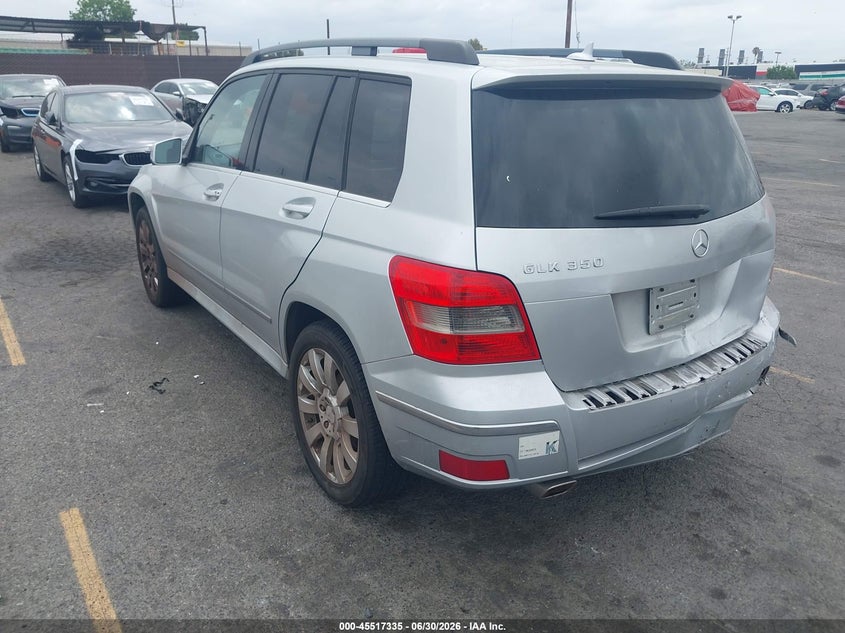 2012 Mercedes-benz Glk-klasse VIN WDCGG5GB4CF800374 IAAI salvage auction — REAR END, Salvage (California), sold $1,550 on 2026-07-09 (photo 3)