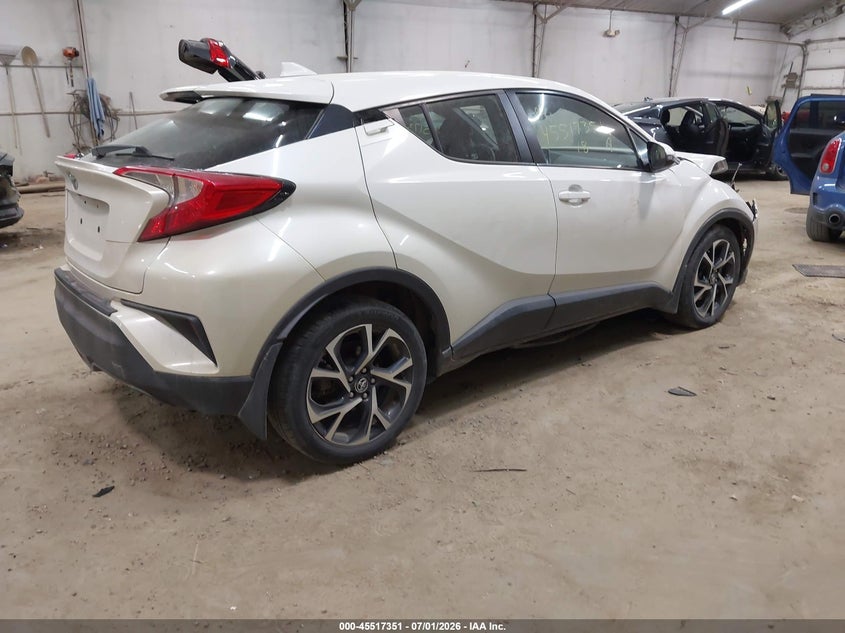 2018 Toyota C-hr VIN NMTKHMBX0JR062322 IAAI salvage auction — RIGHT FRONT, Salvage (Pennsylvania), sold $4,300 on 2026-07-23 (photo 4)