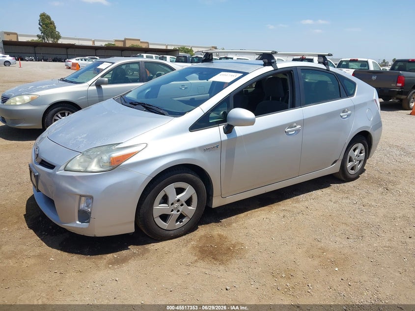 2011 Toyota Prius VIN JTDKN3DU7B0252047 IAAI salvage auction — NORMAL WEAR, Clear - Dealer Only (California), sold $1,100 on 2026-07-29 (photo 2)