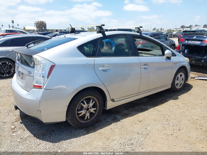 2011 Toyota Prius VIN JTDKN3DU7B0252047 IAAI salvage auction — NORMAL WEAR, Clear - Dealer Only (California), sold $1,100 on 2026-07-29 (photo 4)