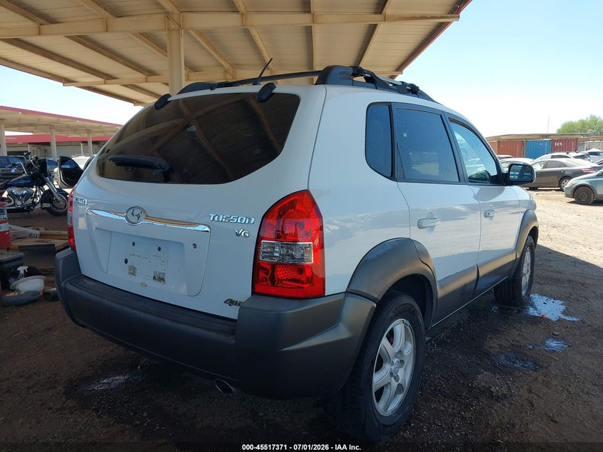 2005 Hyundai Tucson VIN KM8JN72D25U042440 IAAI salvage auction — NORMAL WEAR, Clear (Arizona), sold $325 on 2026-07-28 (photo 4)