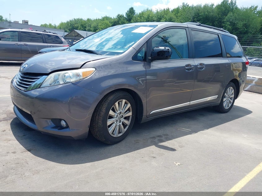 2014 Toyota Sienna VIN 5TDDK3DC2ES089768 IAAI salvage auction — FRONT END, Salvage (Connecticut), sold $2,450 on 2026-07-30 (photo 2)
