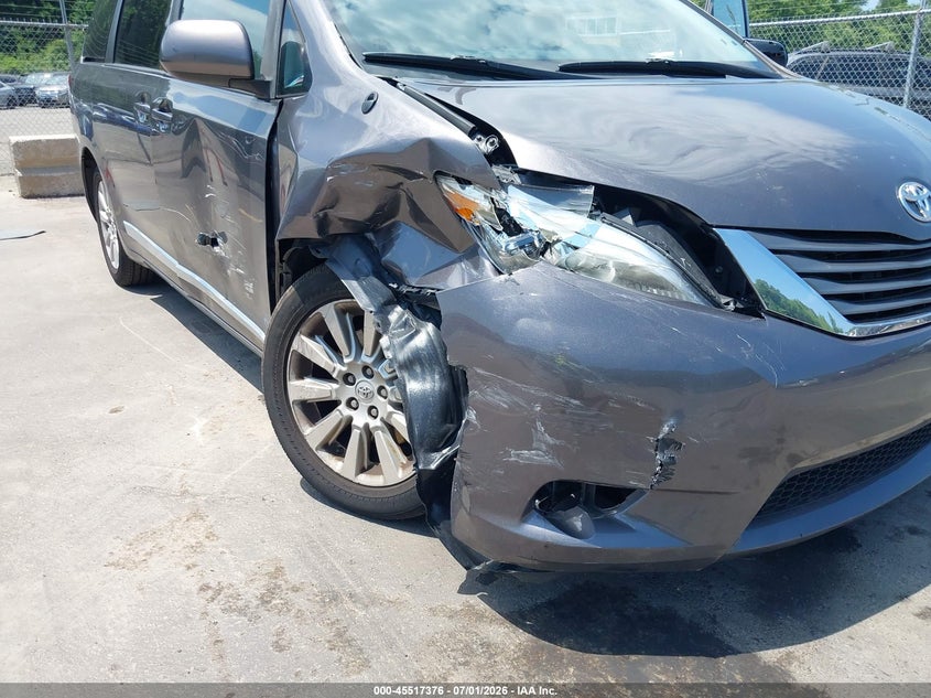 2014 Toyota Sienna VIN 5TDDK3DC2ES089768 IAAI salvage auction — FRONT END, Salvage (Connecticut), sold $2,450 on 2026-07-30 (photo 6)