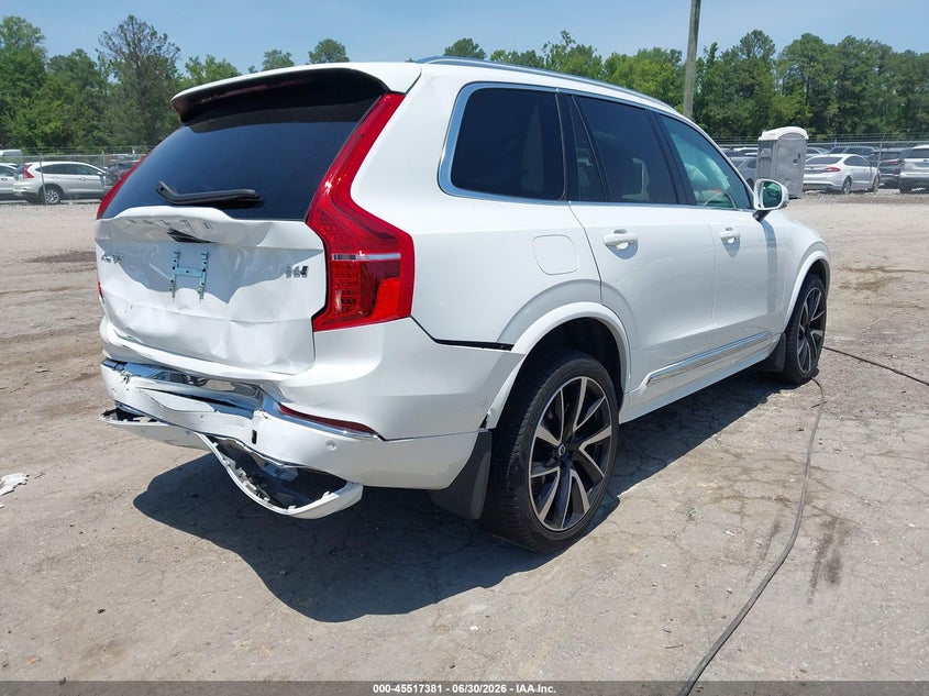 2024 Volvo Xc90 VIN YV4062JE6R1195126 IAAI salvage auction — REAR END, Wait Title, sold $14,700 on 2026-08-15 (photo 4)