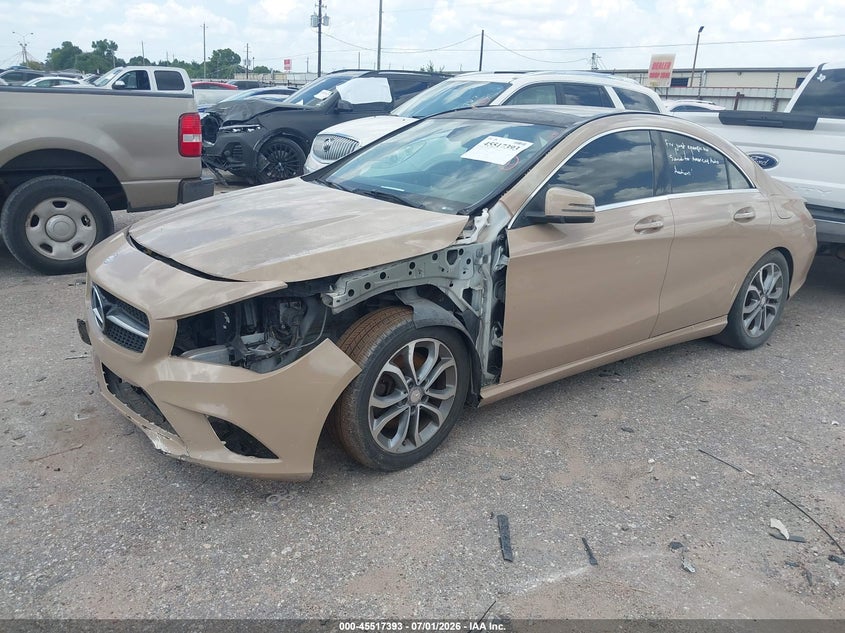 2016 Mercedes-benz Cla-klasse VIN WDDSJ4EB1GN305727 IAAI salvage auction — FRONT END, Original (Texas), sold $825 on 2026-07-29 (photo 2)