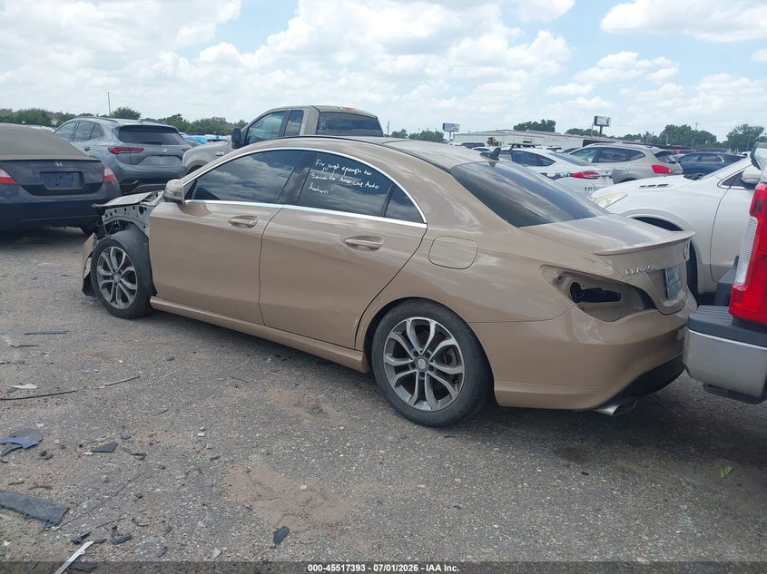 2016 Mercedes-benz Cla-klasse VIN WDDSJ4EB1GN305727 IAAI salvage auction — FRONT END, Original (Texas), sold $825 on 2026-07-29 (photo 3)