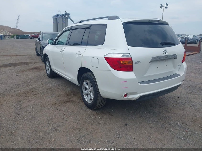 2010 Toyota Highlander VIN 5TDJK3EH5AS035954 IAAI salvage auction — FRONT END, Mv-907A (New York), sold $2,500 on 2026-07-14 (photo 3)