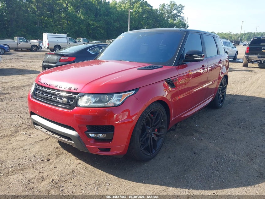 2017 Land rover Range rover sport VIN SALWV2FV6HA144659 IAAI salvage auction — NORMAL WEAR, Clear (Virginia), sold $3,525 on 2026-07-29 (photo 2)