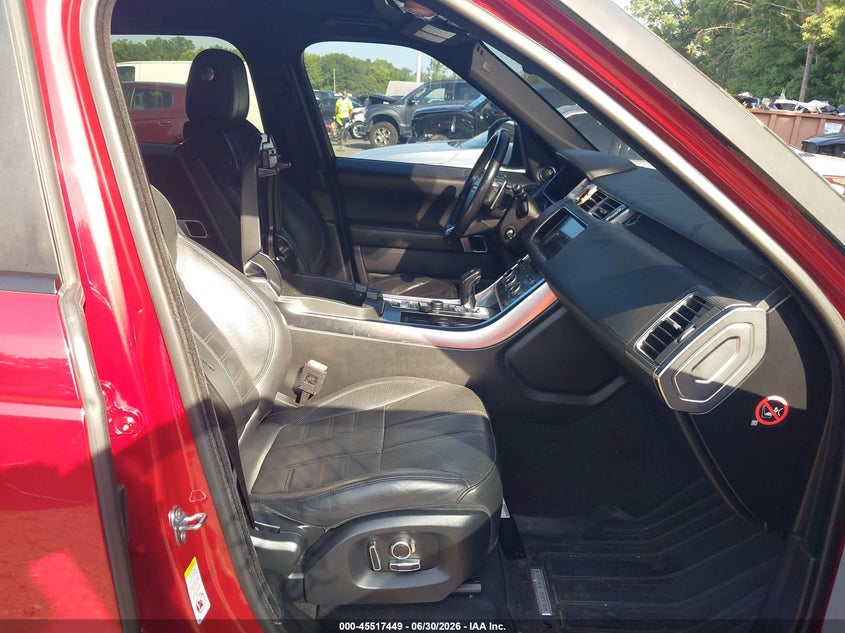 2017 Land rover Range rover sport VIN SALWV2FV6HA144659 IAAI salvage auction — NORMAL WEAR, Clear (Virginia), sold $3,525 on 2026-07-29 (photo 5)