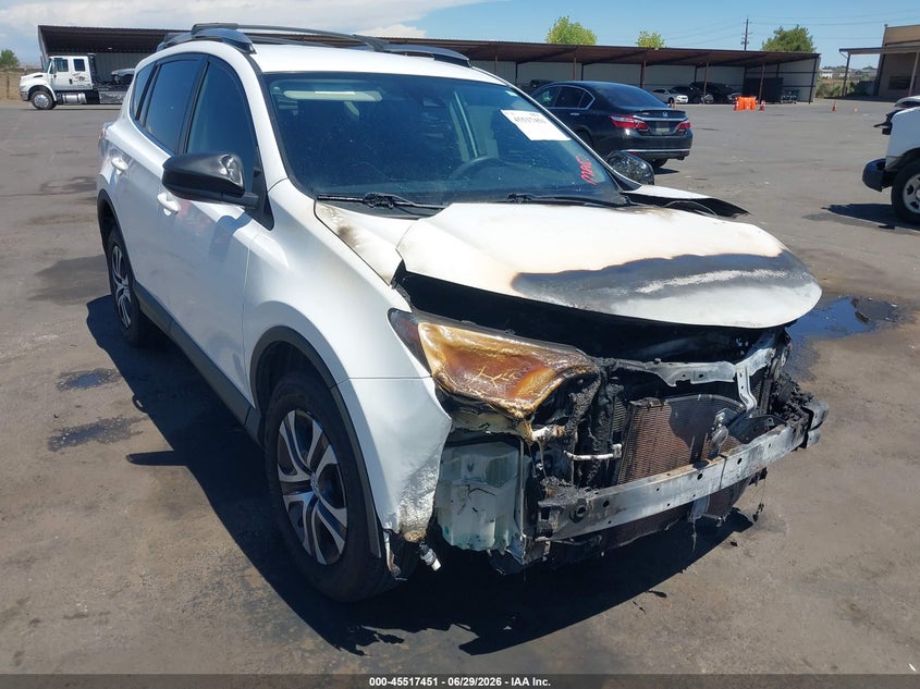 2018 Toyota Rav 4 VIN JTMBFREV3JD243425 IAAI salvage auction — EXTERIOR BURN, Salvage Title, sold $1,050 on 2026-07-22 (photo 1)